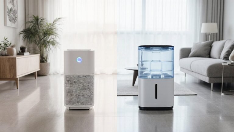 cleaner air or lower humidity