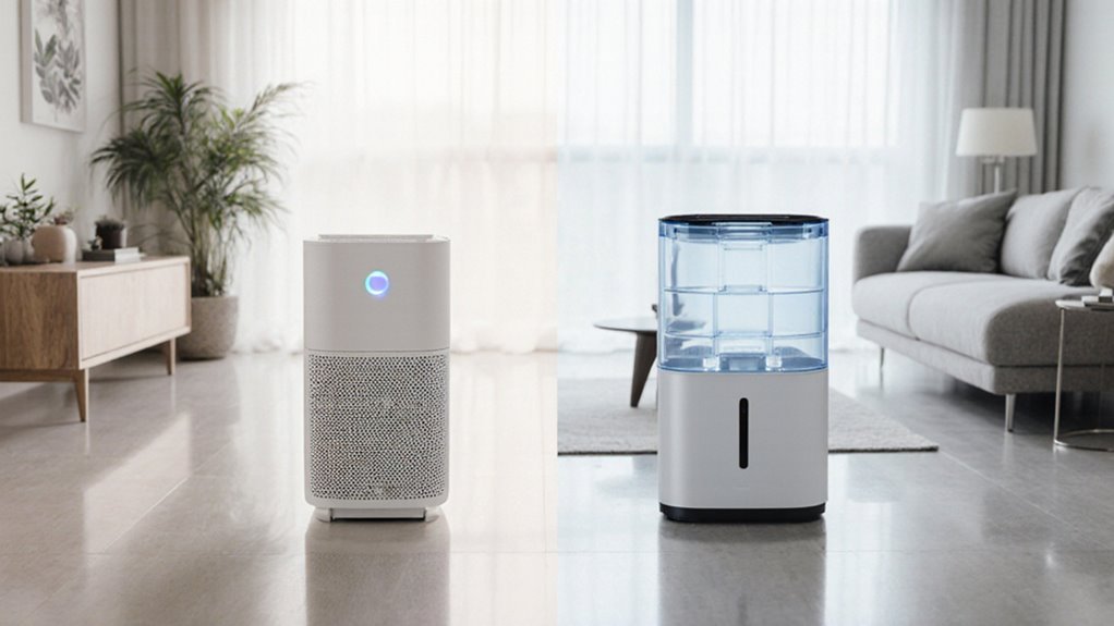 cleaner air or lower humidity