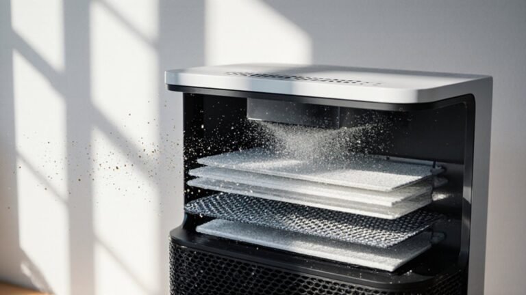electrostatic hepa filtration trapping particles