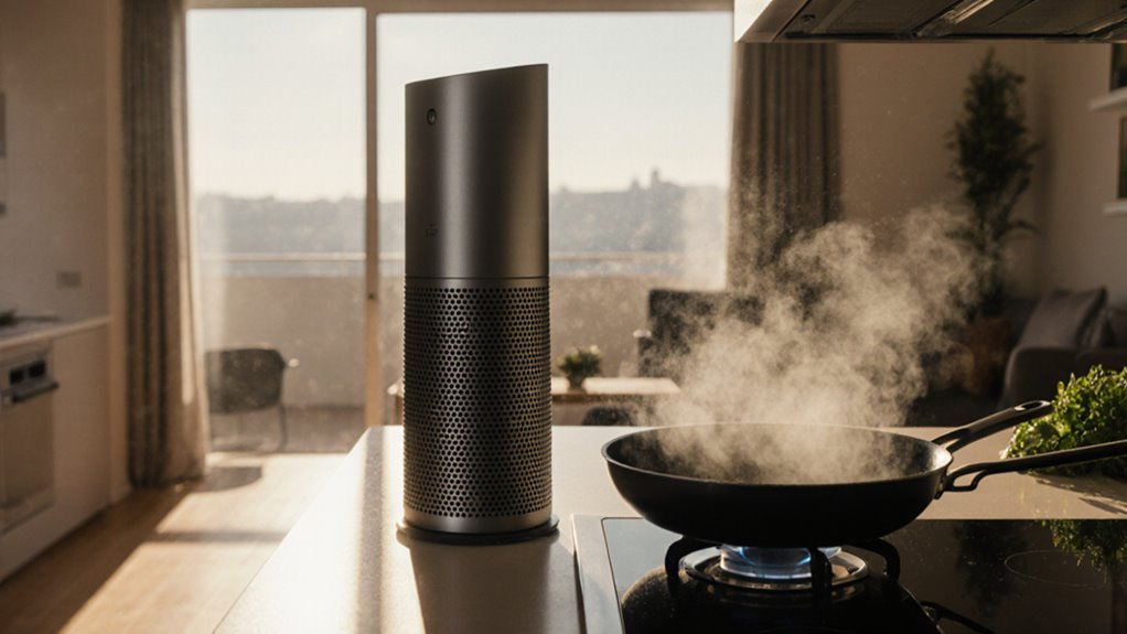 reduce cooking odors indoors