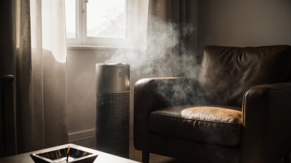 reduce indoor cigarette smoke particles