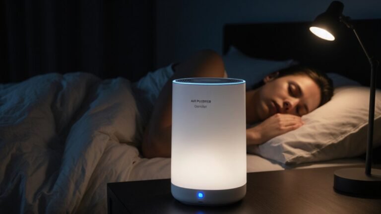 sleeping safely with purifier